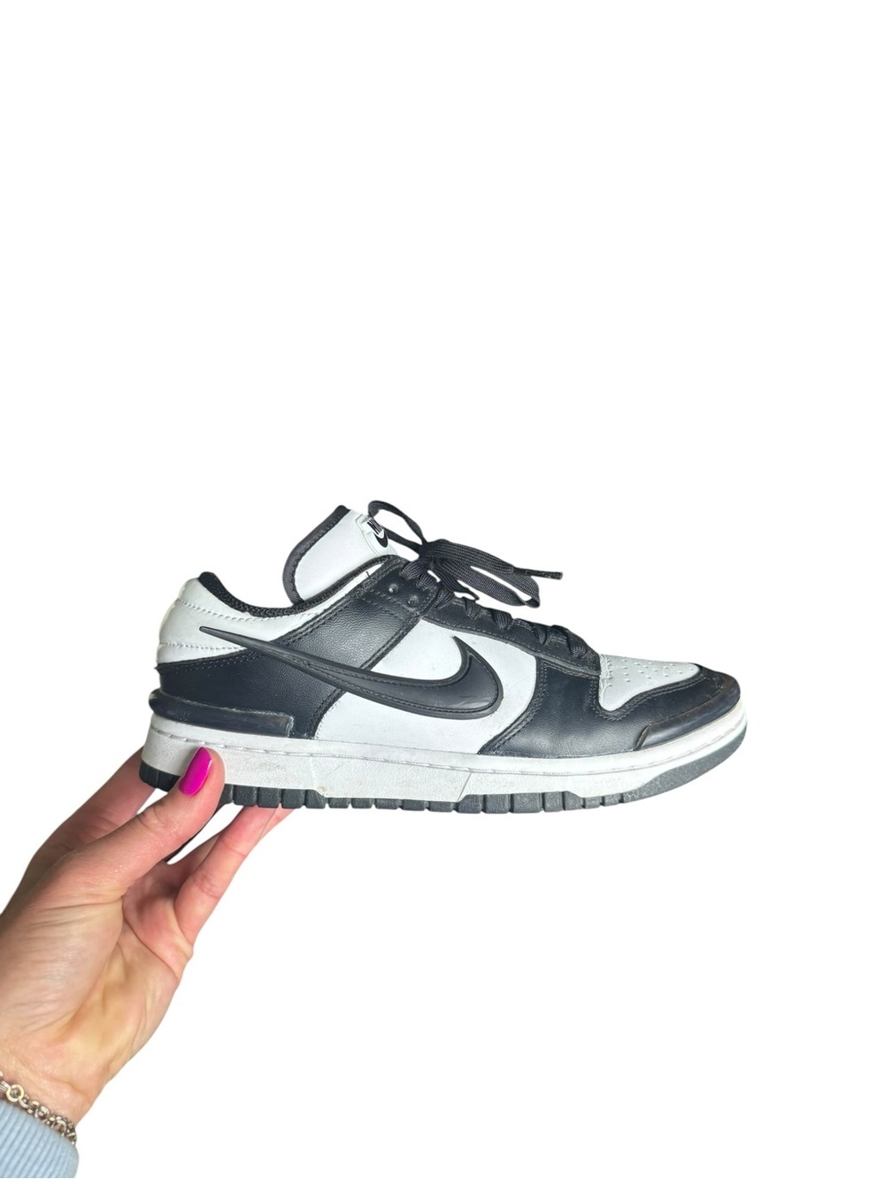Nike Dunk Low Panda Black White Sneakers Women’s 8 Streetwear Y2K